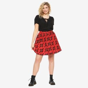 Harry Potter Gryffindor Plaid Skirt - XL